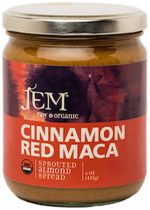 medicinal almond butter cinnamon red maca