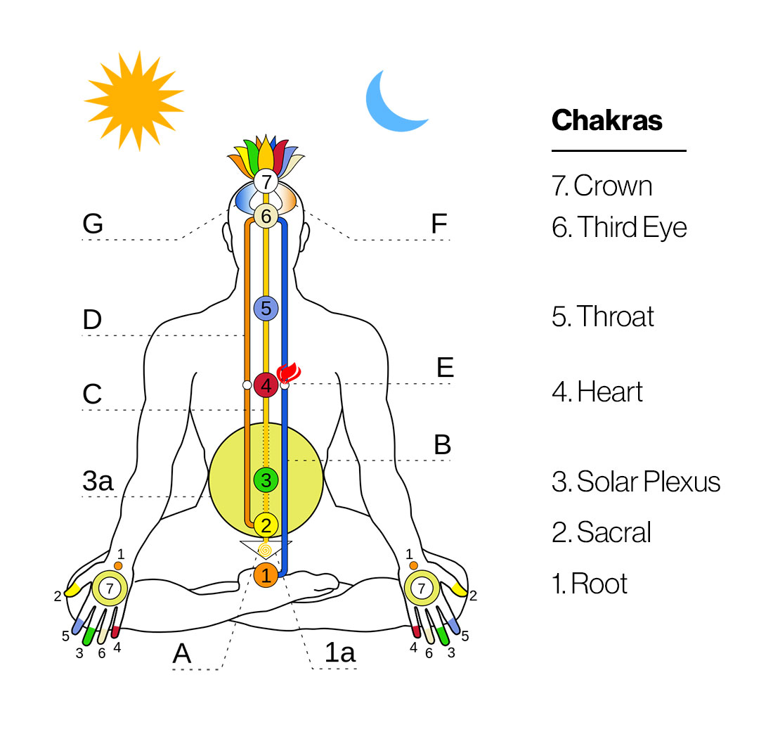 Body Energy Flow Chart