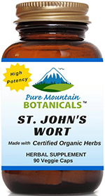 Puro-montanha-orgânico-St-John's Wort-Mood-Extract