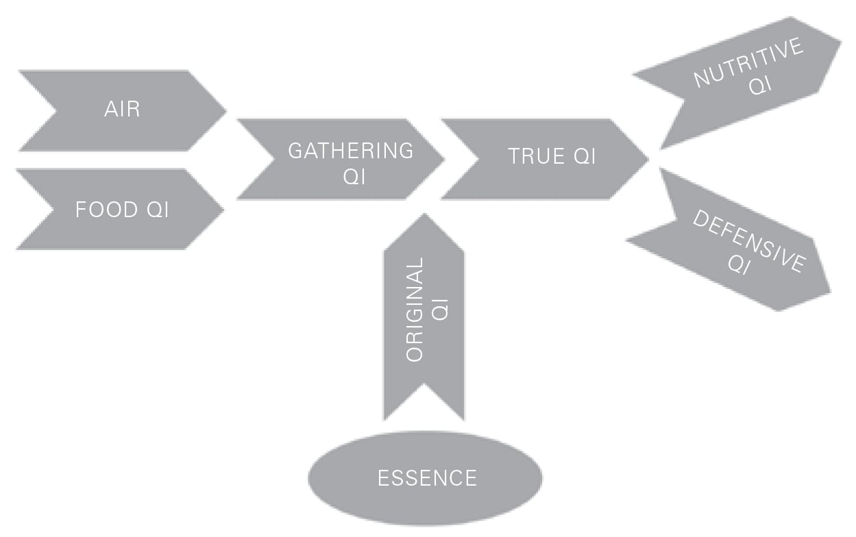 Figure 46 Creation of Qi